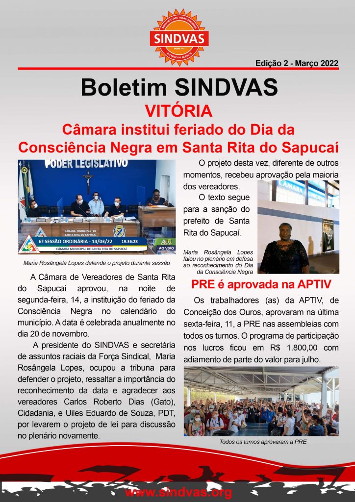boletim-2-março-724x1024 Feriado da Consciência Negra é aprovado em Santa Rita do Sapucaí