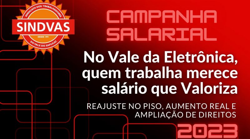 Campanha Salarial 2023 tem início em Santa Rita do Sapucaí, Cachoeira de Minas e Conceição dos Ouros